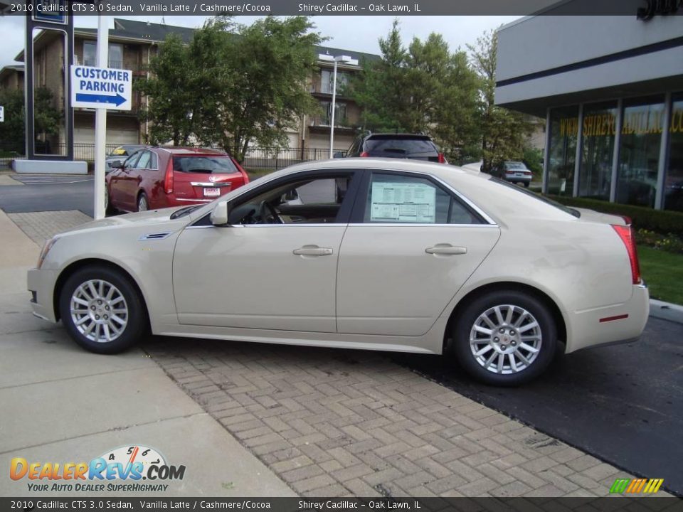 2010 Cadillac CTS 3.0 Sedan Vanilla Latte / Cashmere/Cocoa Photo #7