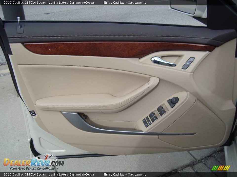 2010 Cadillac CTS 3.0 Sedan Vanilla Latte / Cashmere/Cocoa Photo #11