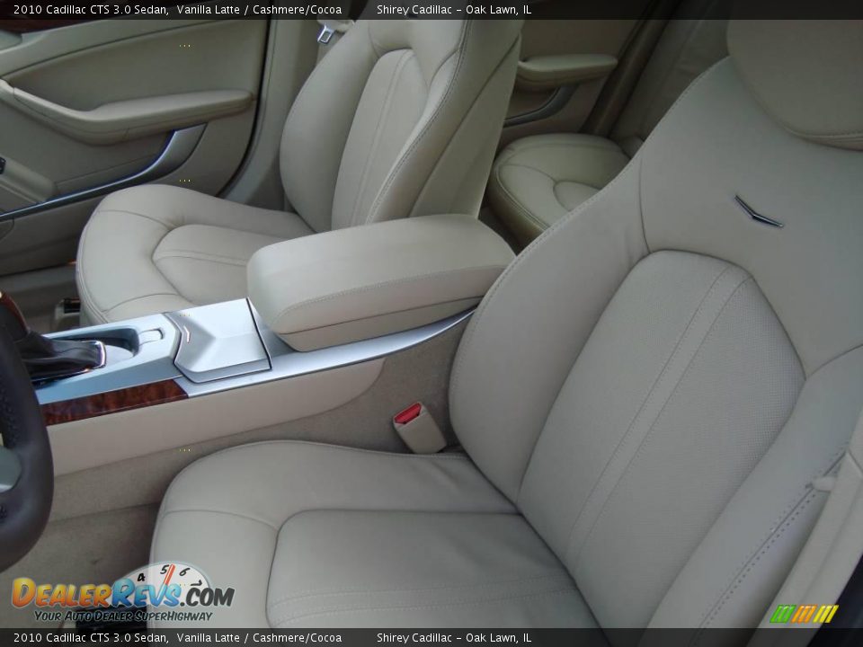 2010 Cadillac CTS 3.0 Sedan Vanilla Latte / Cashmere/Cocoa Photo #12