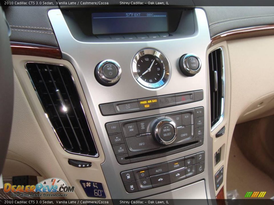 2010 Cadillac CTS 3.0 Sedan Vanilla Latte / Cashmere/Cocoa Photo #16