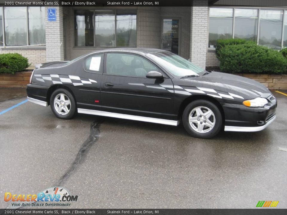 2001 Chevrolet Monte Carlo SS Black / Ebony Black Photo #1