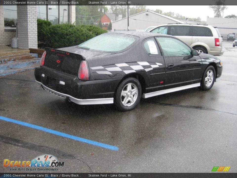 2001 Chevrolet Monte Carlo SS Black / Ebony Black Photo #4