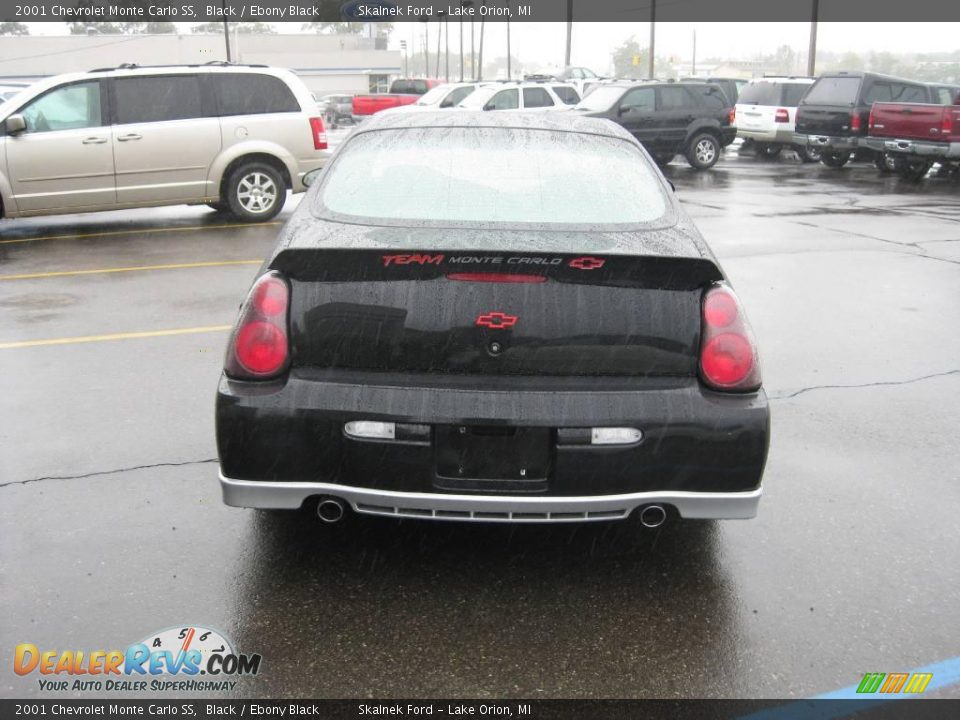 2001 Chevrolet Monte Carlo SS Black / Ebony Black Photo #6