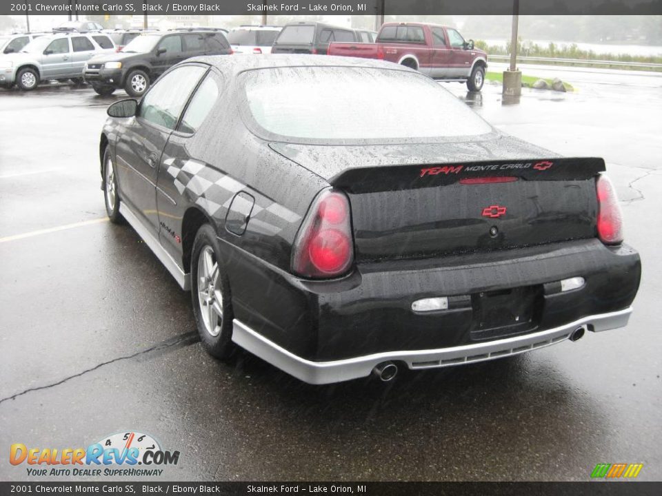 2001 Chevrolet Monte Carlo SS Black / Ebony Black Photo #7