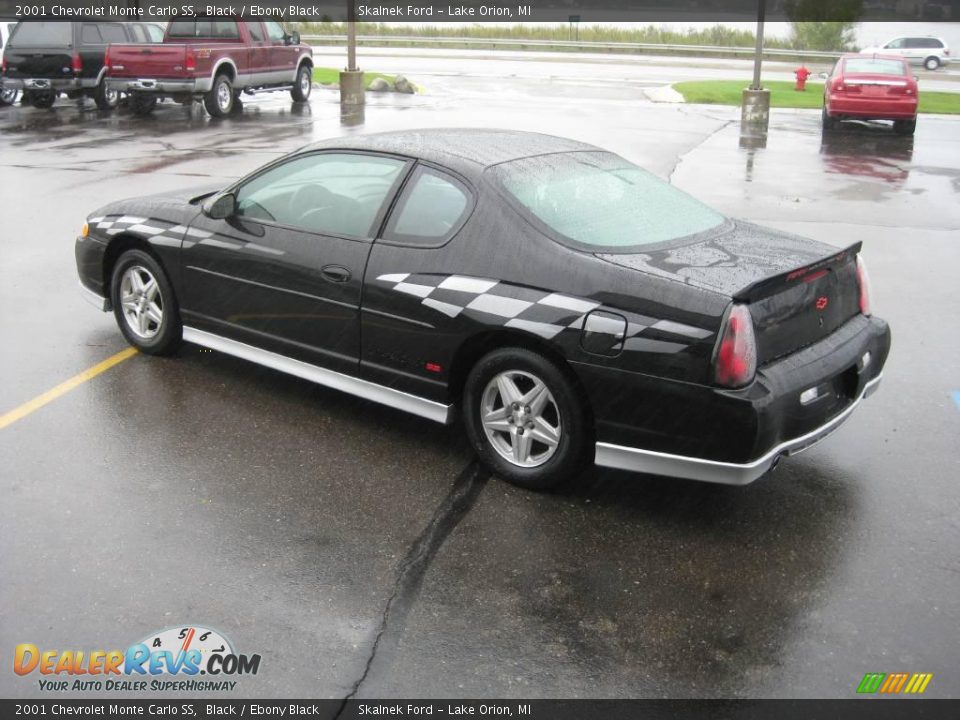 2001 Chevrolet Monte Carlo SS Black / Ebony Black Photo #8