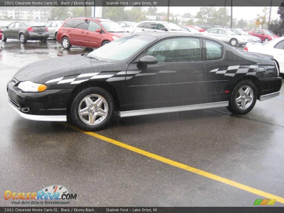2001 Chevrolet Monte Carlo SS Black / Ebony Black Photo #10