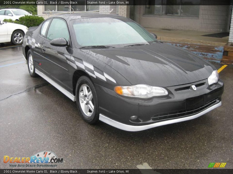 2001 Chevrolet Monte Carlo SS Black / Ebony Black Photo #13