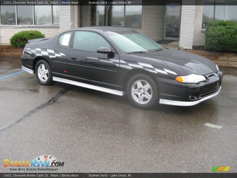 2001 Chevrolet Monte Carlo SS Black / Ebony Black Photo #14