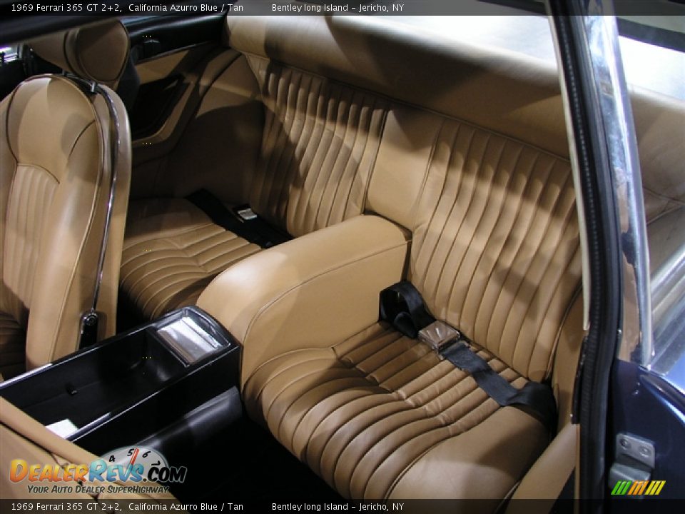 1969 Ferrari 365 GT 2+2 California Azurro Blue / Tan Photo #13