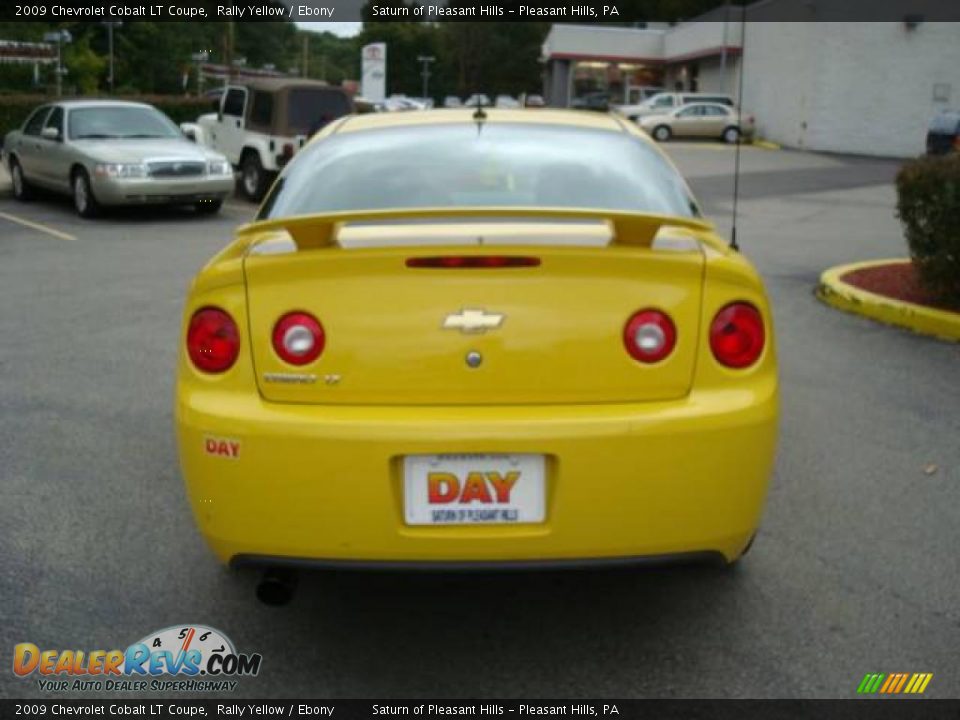 2009 Chevrolet Cobalt LT Coupe Rally Yellow / Ebony Photo #3