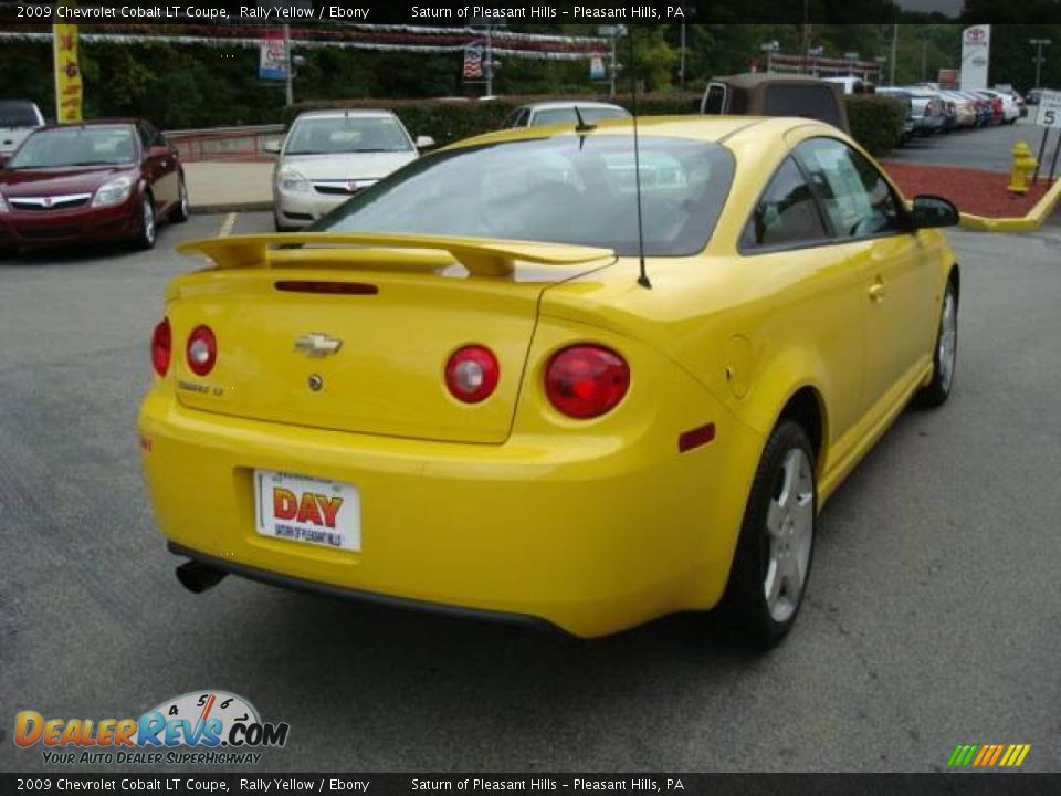 2009 Chevrolet Cobalt LT Coupe Rally Yellow / Ebony Photo #4