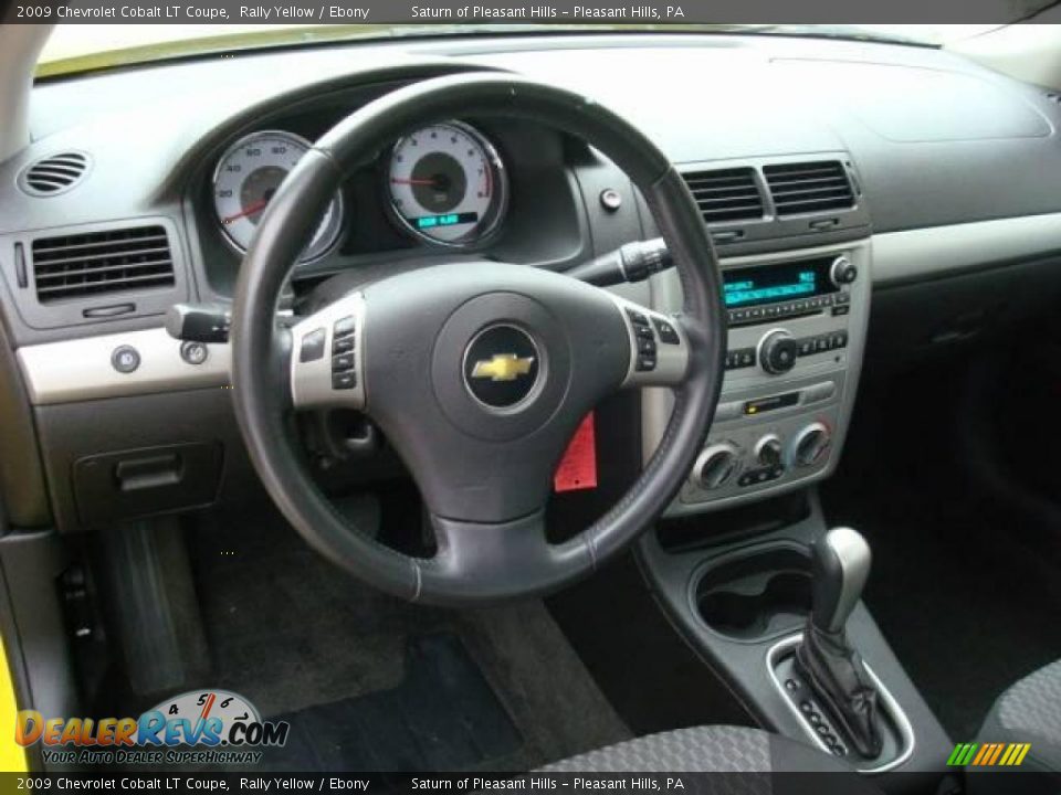 2009 Chevrolet Cobalt LT Coupe Rally Yellow / Ebony Photo #10