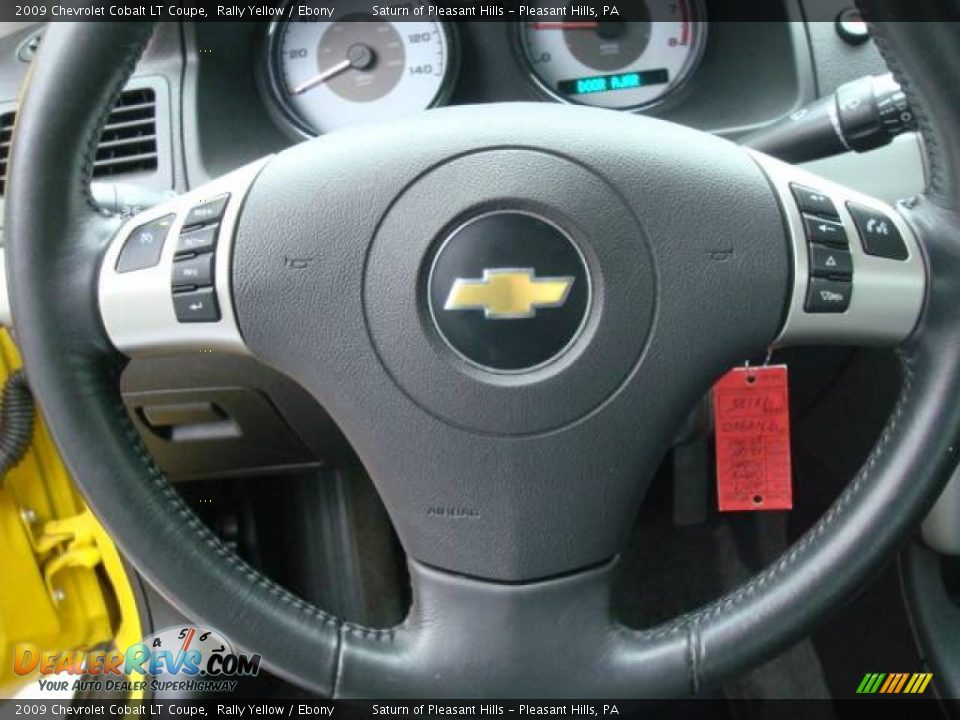 2009 Chevrolet Cobalt LT Coupe Rally Yellow / Ebony Photo #12