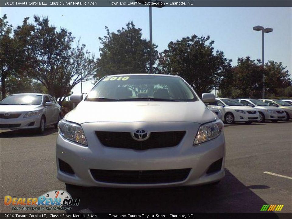 2010 Toyota Corolla LE Classic Silver Metallic / Ash Photo #2