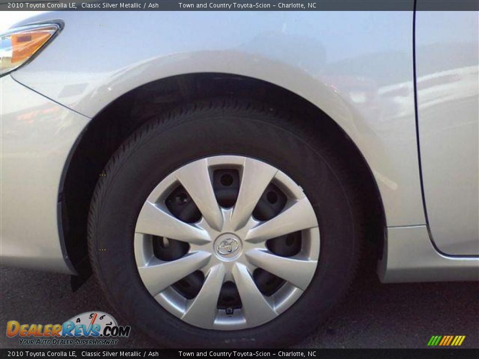 2010 Toyota Corolla LE Classic Silver Metallic / Ash Photo #3