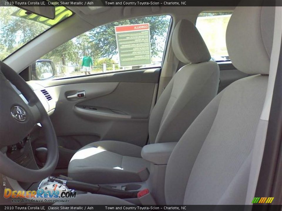 2010 Toyota Corolla LE Classic Silver Metallic / Ash Photo #6
