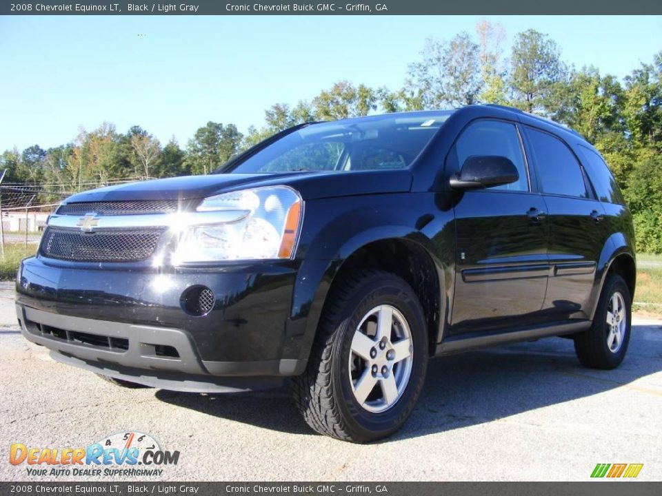 2008 Chevrolet Equinox LT Black / Light Gray Photo #2