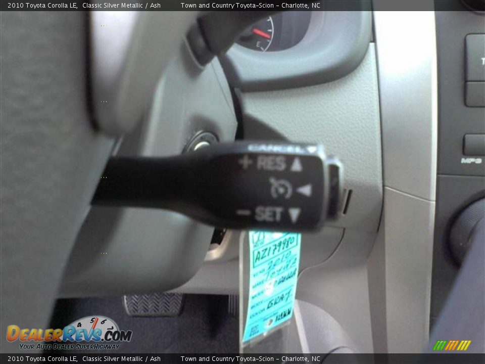 2010 Toyota Corolla LE Classic Silver Metallic / Ash Photo #11