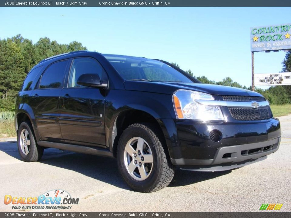2008 Chevrolet Equinox LT Black / Light Gray Photo #4