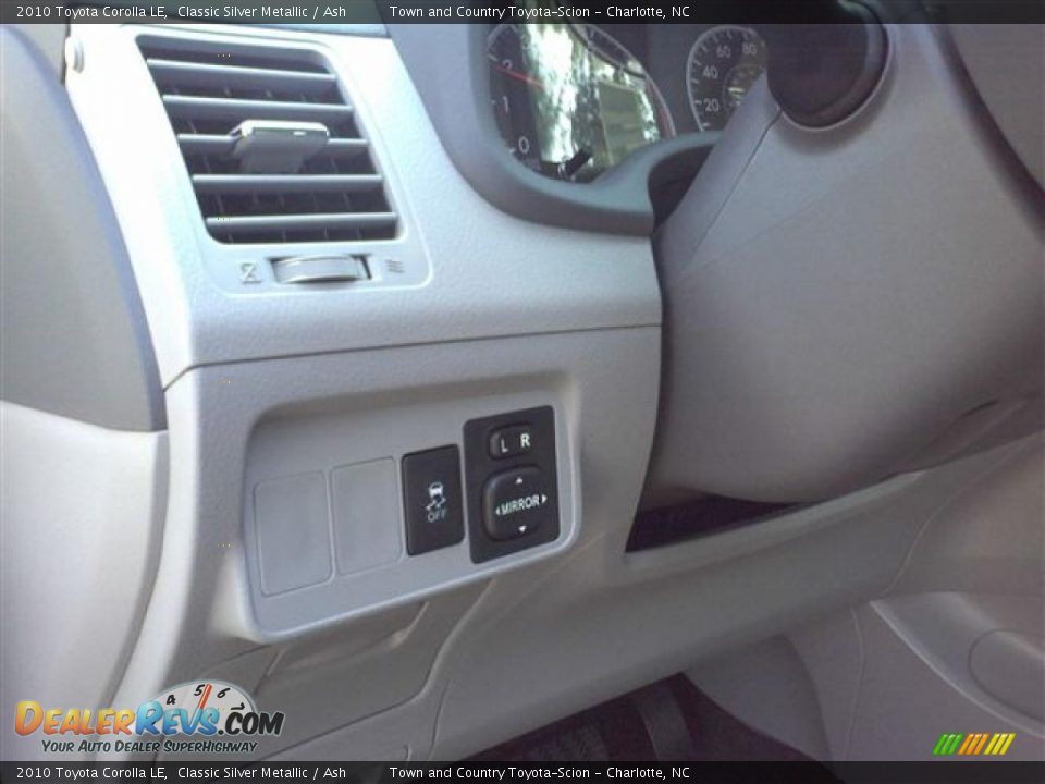 2010 Toyota Corolla LE Classic Silver Metallic / Ash Photo #13