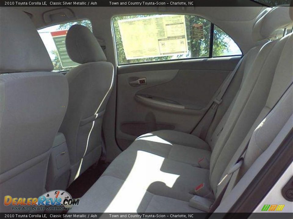 2010 Toyota Corolla LE Classic Silver Metallic / Ash Photo #14