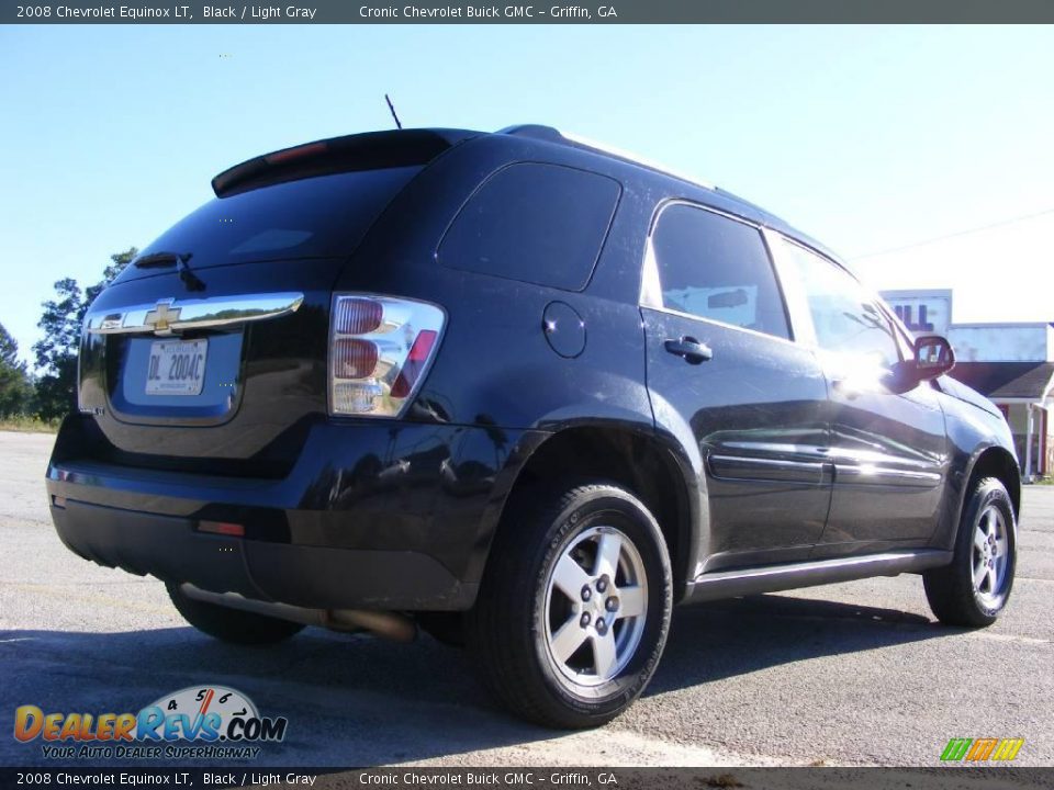 2008 Chevrolet Equinox LT Black / Light Gray Photo #6