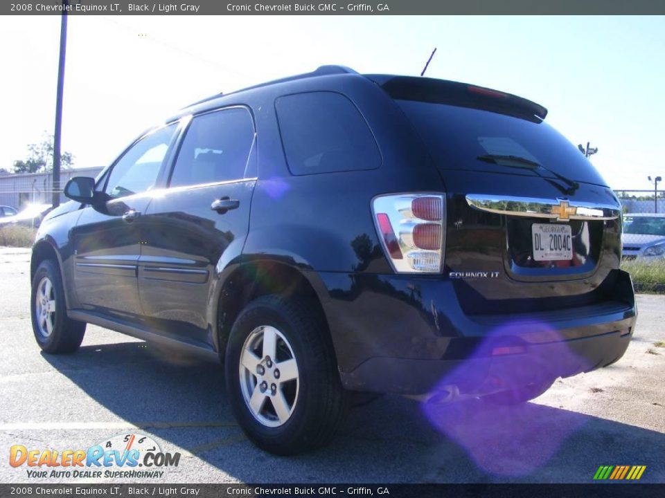 2008 Chevrolet Equinox LT Black / Light Gray Photo #8