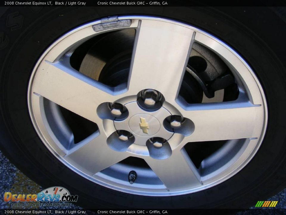 2008 Chevrolet Equinox LT Black / Light Gray Photo #9