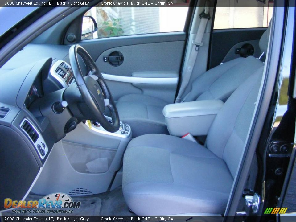 2008 Chevrolet Equinox LT Black / Light Gray Photo #10