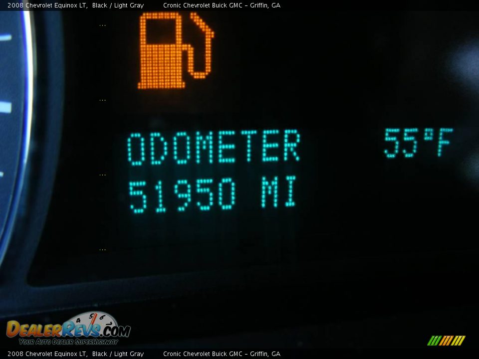 2008 Chevrolet Equinox LT Black / Light Gray Photo #23