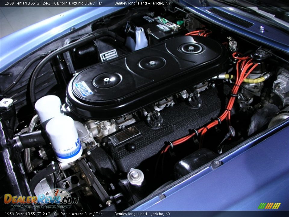 1969 Ferrari 365 GT 2+2 California Azurro Blue / Tan Photo #17