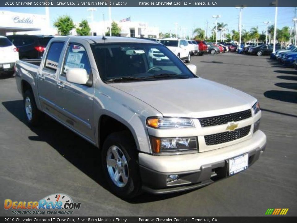 2010 Chevrolet Colorado LT Crew Cab Silver Birch Metallic / Ebony Photo #4