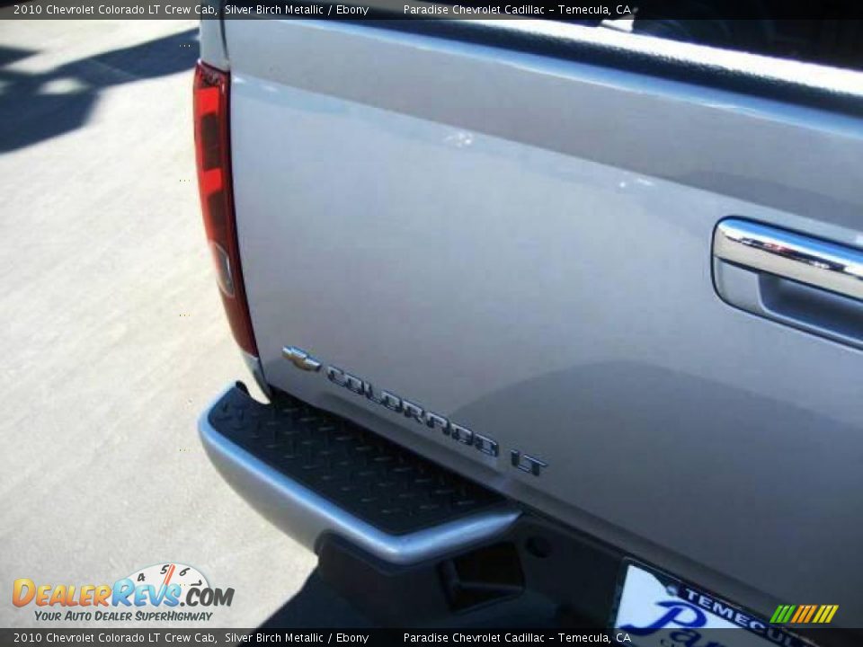 2010 Chevrolet Colorado LT Crew Cab Silver Birch Metallic / Ebony Photo #9