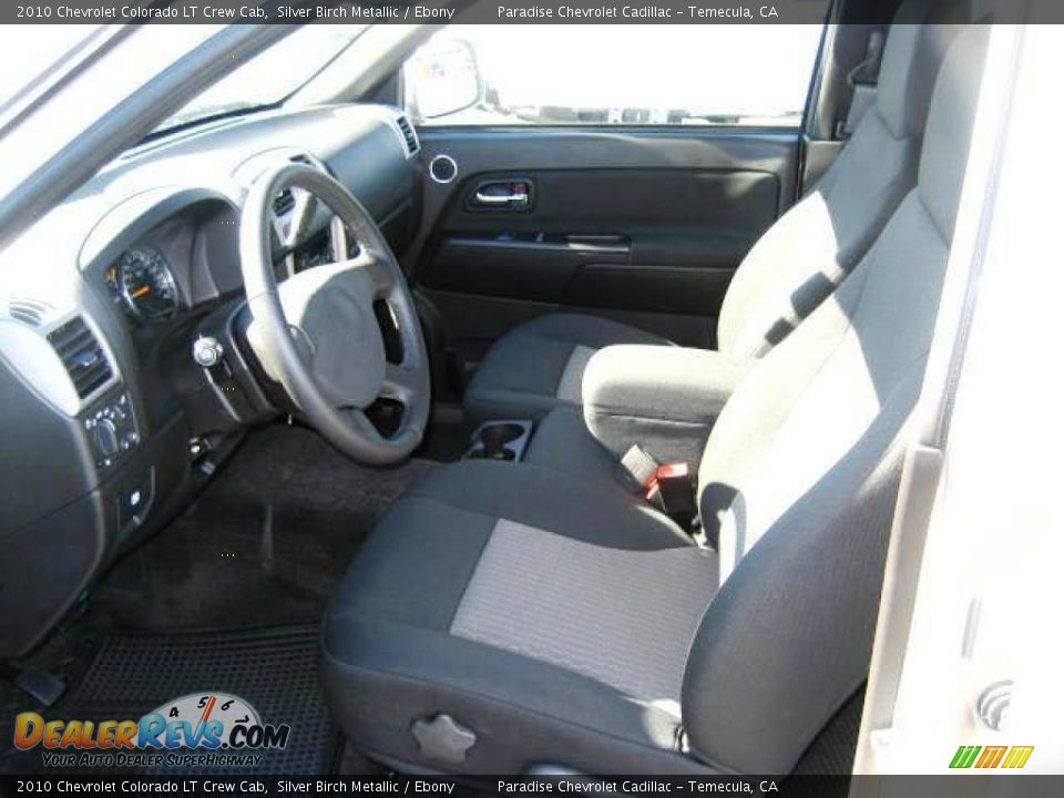 2010 Chevrolet Colorado LT Crew Cab Silver Birch Metallic / Ebony Photo #10