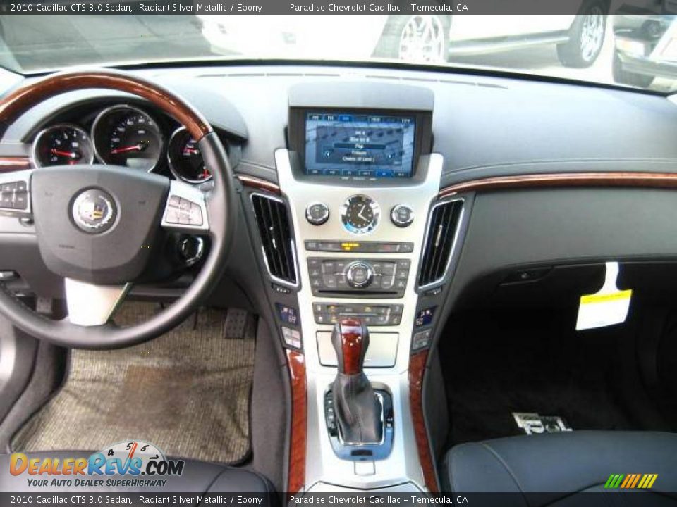 2010 Cadillac CTS 3.0 Sedan Radiant Silver Metallic / Ebony Photo #13