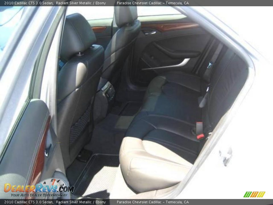 2010 Cadillac CTS 3.0 Sedan Radiant Silver Metallic / Ebony Photo #17