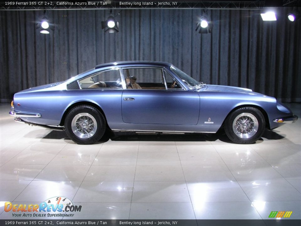 1969 Ferrari 365 GT 2+2 California Azurro Blue / Tan Photo #19