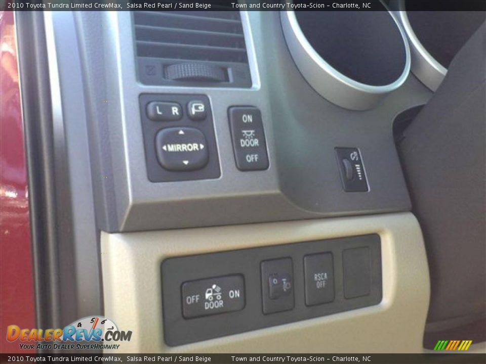 2010 Toyota Tundra Limited CrewMax Salsa Red Pearl / Sand Beige Photo #17
