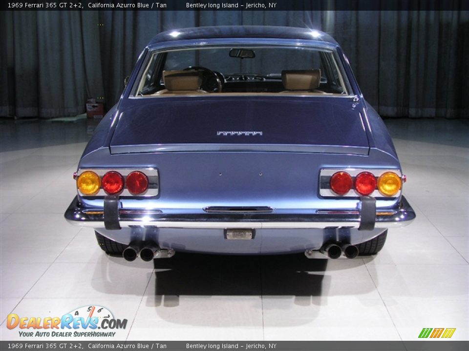 1969 Ferrari 365 GT 2+2 California Azurro Blue / Tan Photo #20