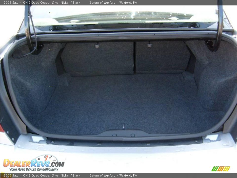 2005 Saturn ION 2 Quad Coupe Silver Nickel / Black Photo #16
