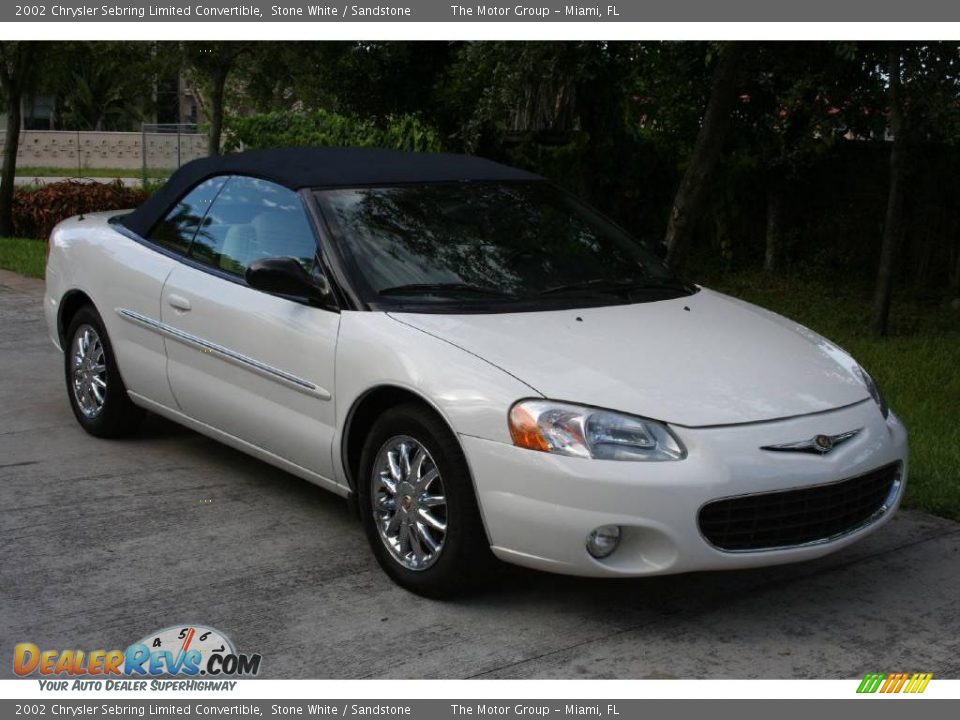 2002 Chrysler Sebring Limited Convertible Stone White / Sandstone Photo #18