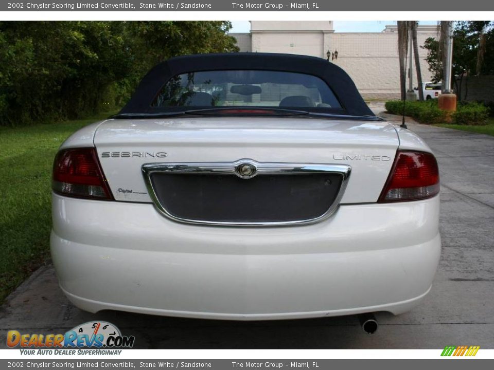 2002 Chrysler Sebring Limited Convertible Stone White / Sandstone Photo #20