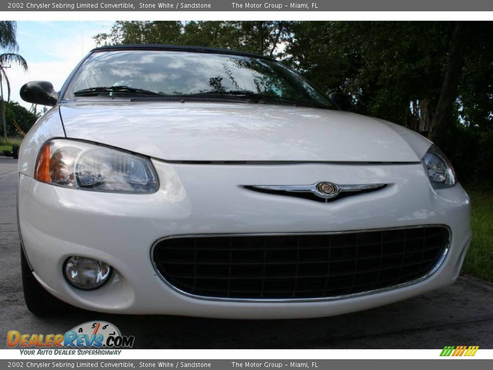 2002 Chrysler Sebring Limited Convertible Stone White / Sandstone Photo #25