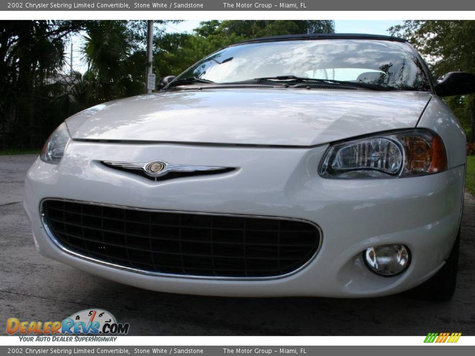 2002 Chrysler Sebring Limited Convertible Stone White / Sandstone Photo #26