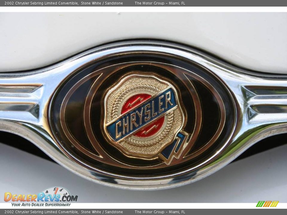 2002 Chrysler Sebring Limited Convertible Stone White / Sandstone Photo #28