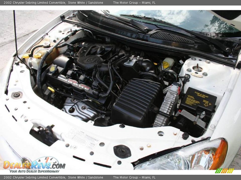 2002 Chrysler Sebring Limited Convertible Stone White / Sandstone Photo #36