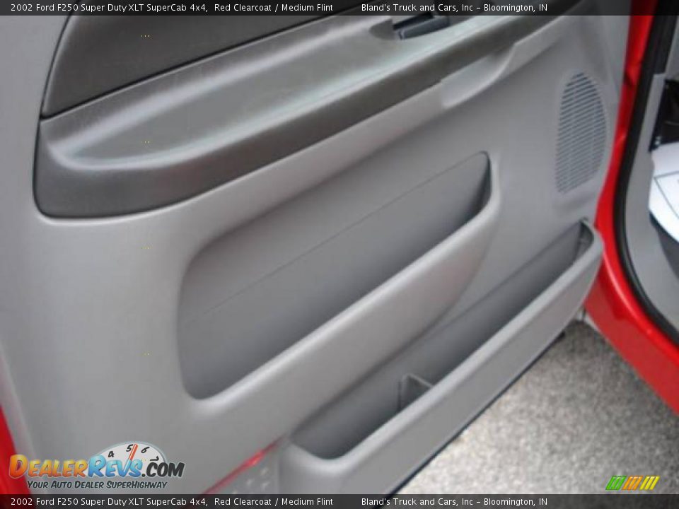 2002 Ford F250 Super Duty XLT SuperCab 4x4 Red Clearcoat / Medium Flint Photo #20