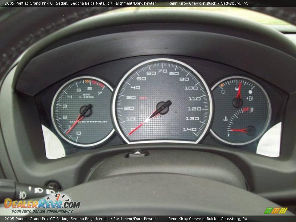2005 Pontiac Grand Prix GT Sedan Sedona Beige Metallic / Parchment/Dark Pewter Photo #20