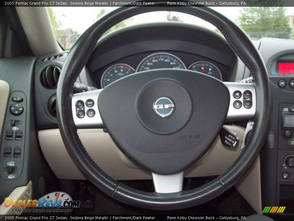 2005 Pontiac Grand Prix GT Sedan Sedona Beige Metallic / Parchment/Dark Pewter Photo #21