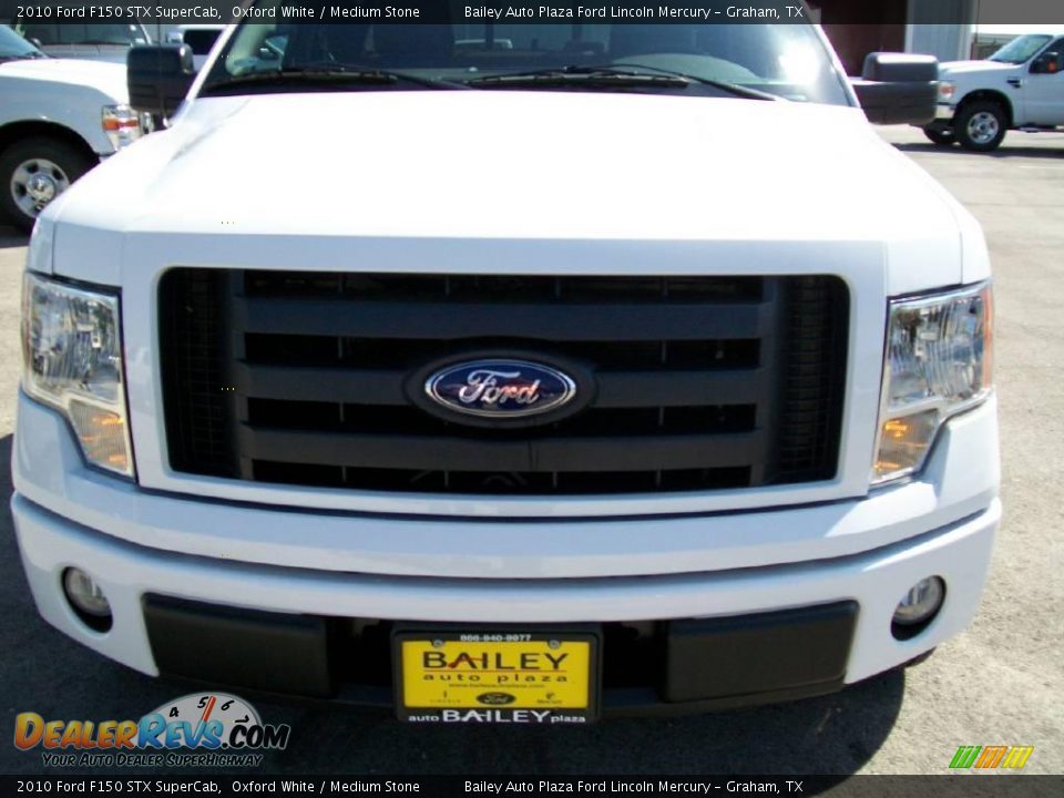 2010 Ford F150 STX SuperCab Oxford White / Medium Stone Photo #1